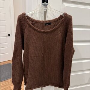 Brown Sweater by Fashion